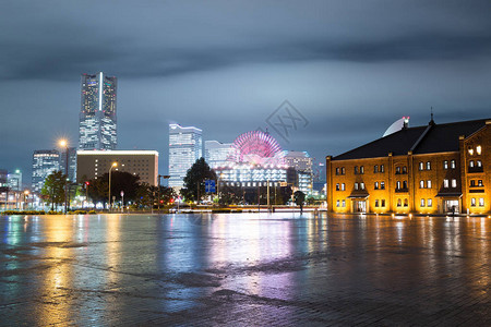 日本城市夜景图片