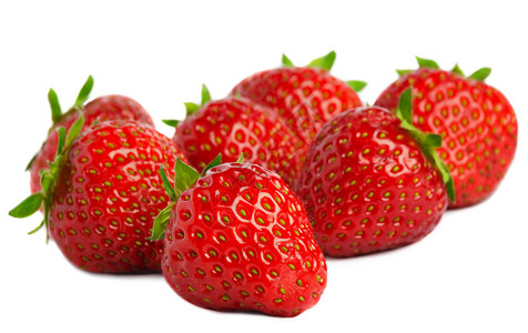 白色的草莓图片