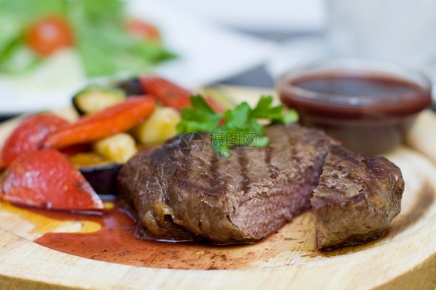 BeefSteakGourmet餐厅食品背景图片