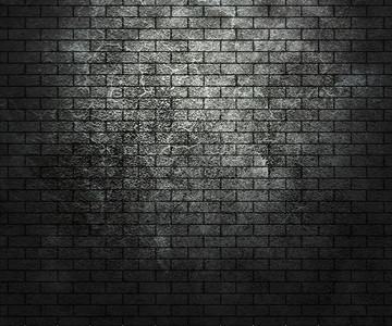 深色垃圾砖墙背景图片