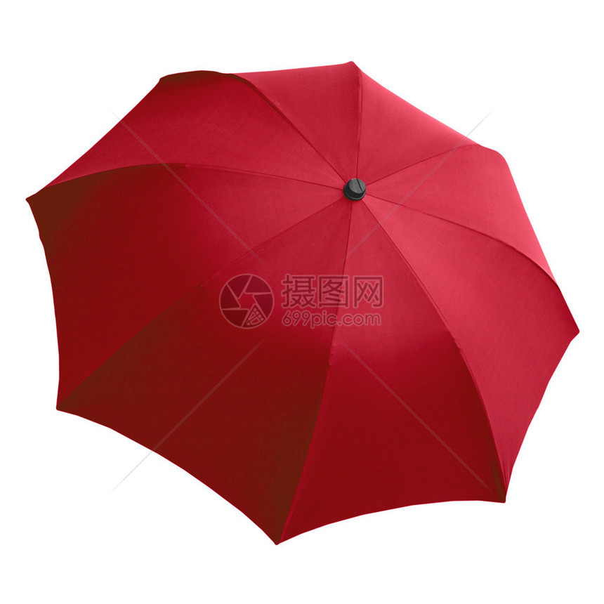 红伞式雨伞图片