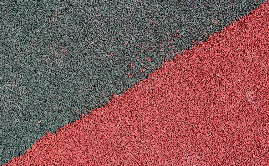 橡胶碎屑灌木沥青的覆盖物用于体育场运图片
