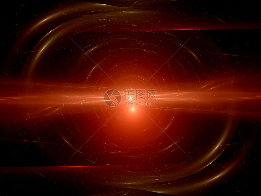 空间中的红双星系统抽图片