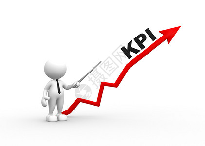 3d表示箭人和KPI关键业绩图片