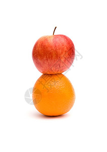 苹果和橙子的形象图片