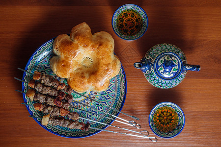 Kebabs和陶瓷天线高清图片