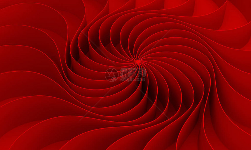 3d将情人节红色背景的曲线抽图片