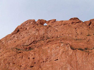 科罗拉多州科罗拉多斯普林斯神园的美丽红石图片