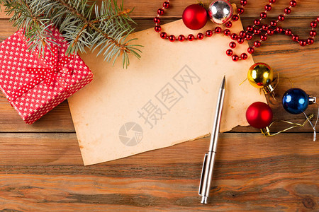 写信给圣诞老人圣诞祝贺信准备迎接图片