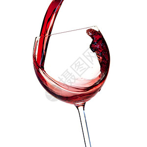葡萄酒收藏红酒被倒入玻璃杯中关闭孤高清图片