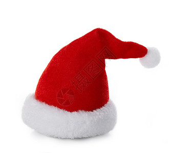 红圣诞帽背景图片