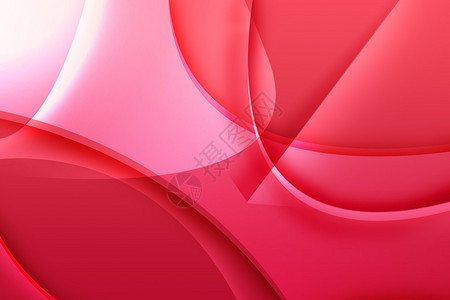红抽象曲线图片