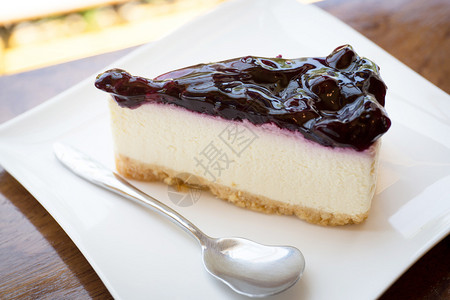 蓝莓芝士蛋糕小高清图片