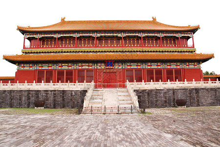 北京紫禁城的一栋建筑物之一图片