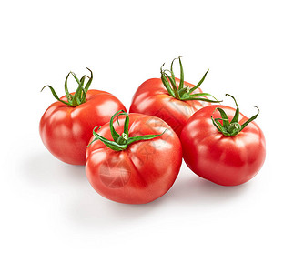 孤立在白色背景上的西红柿图片