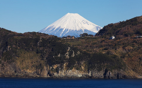 Kanagawa省Hakone的冬季富图片