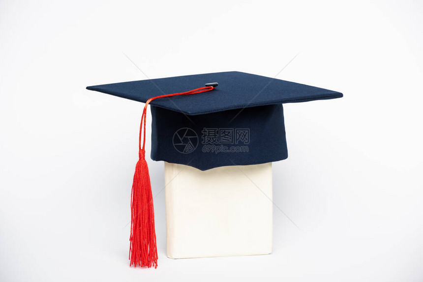 白色背景的书上红船毕业上图片