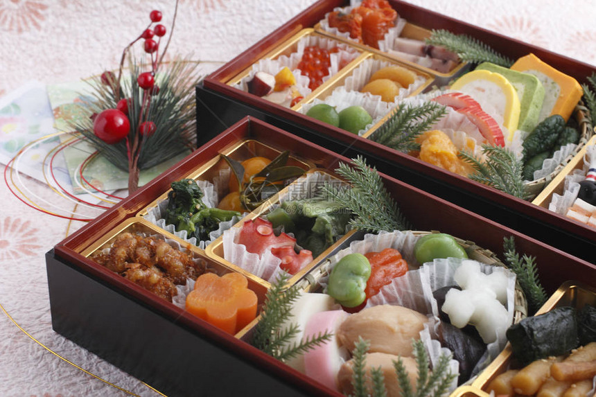 日本传统新年菜肴图片