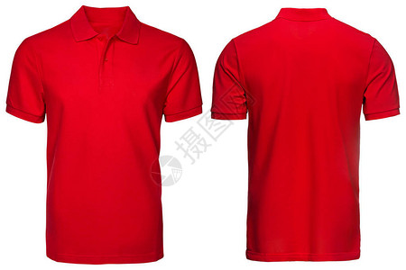 红波球衬衫孤立白色背景背景图片