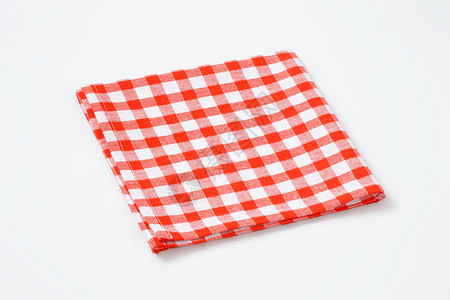 红白格子餐巾纸背景图片