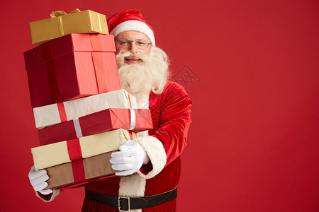 圣诞快乐圣诞老人与xmas图片