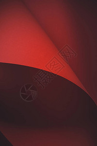 红色抽象纸背景的特写视图图片