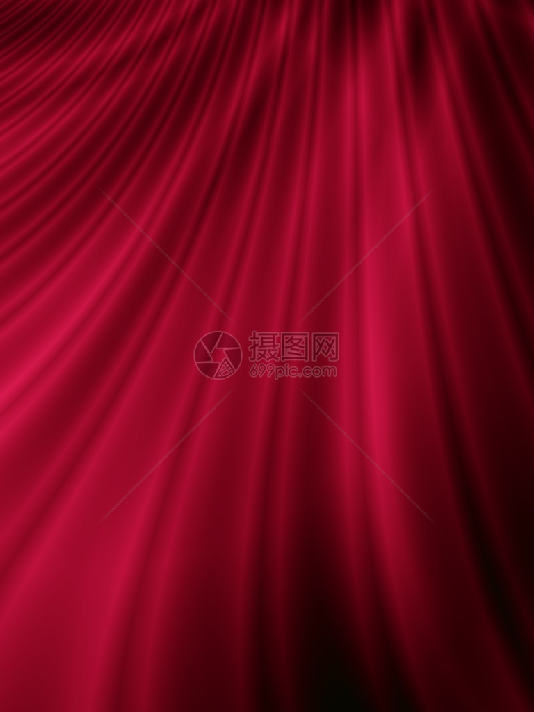 红色窗幕抽象图片