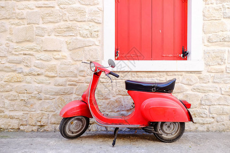 希腊传统骑摩托车和摩托车的交通方式75图片
