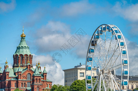 Uspenski大教堂和Ferris图片