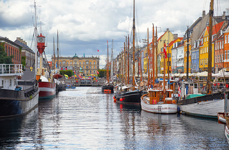 丹麦哥本哈根Nyhavn新港图片