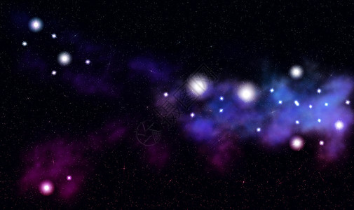 丰富的恒星形成星云空间图片