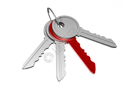 你的新房子里的一捆钥匙背景图片
