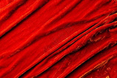 红色天鹅绒纺织品的顶部图片