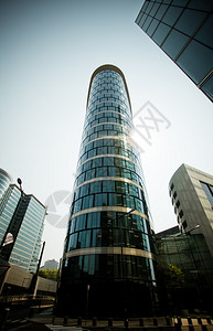布鲁塞尔现代欧洲金融办公区背景图片