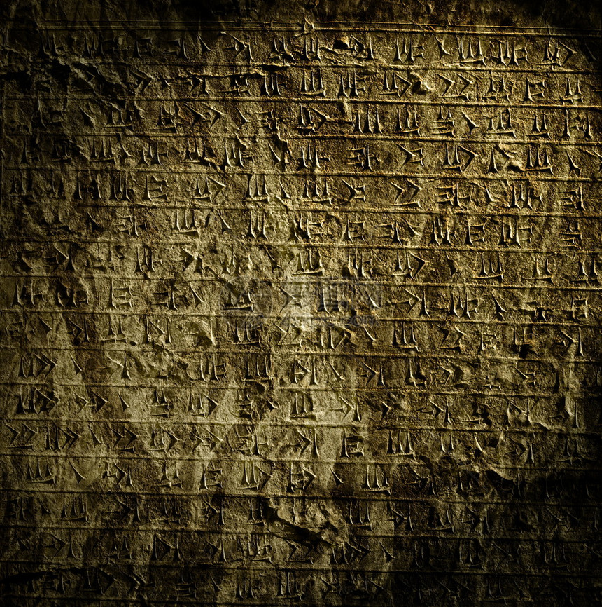 埃及象形文字高对比度图片