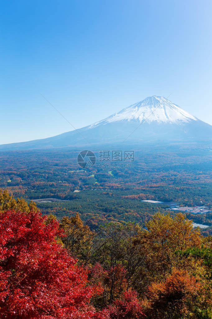 高阳台高原的富士山图片