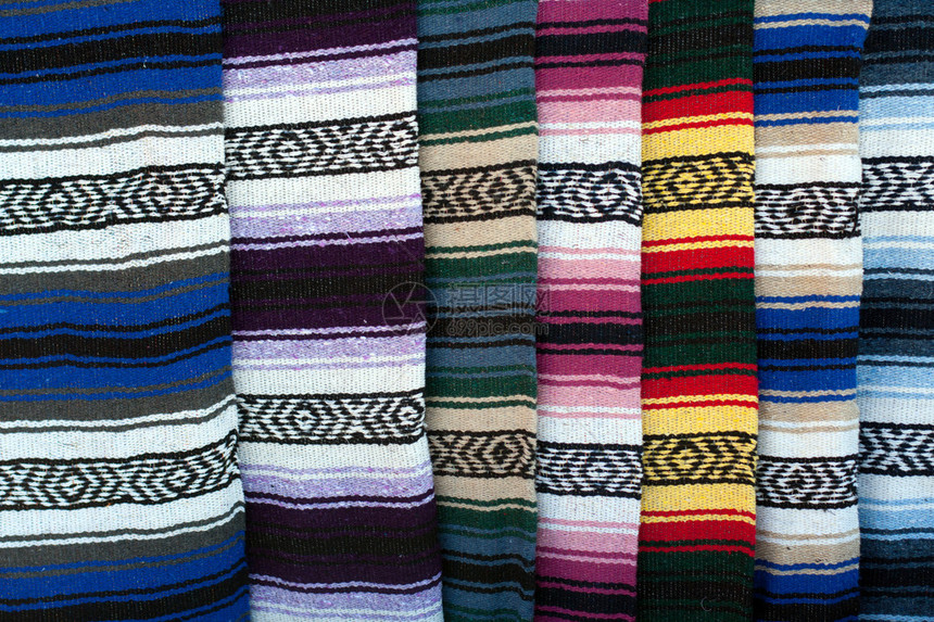 印度地毯和毛毯在贸易图片