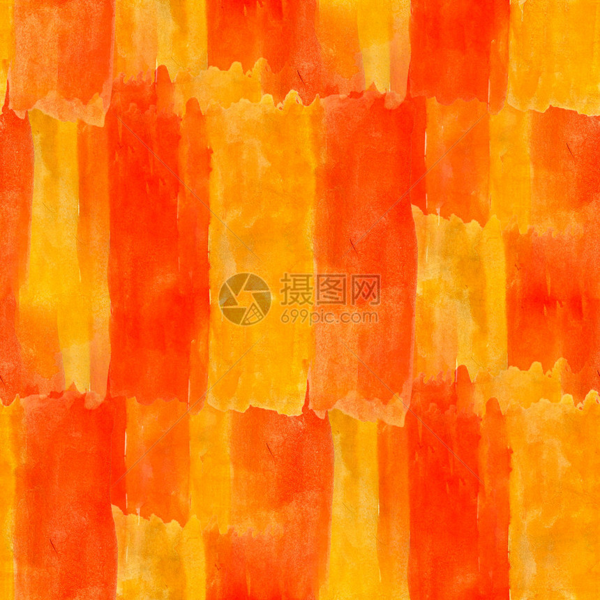 抽象黄水黄色橙红色无缝纹图片