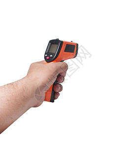 红外温度计工具在工业厂和一般工作中使用测量温度图片