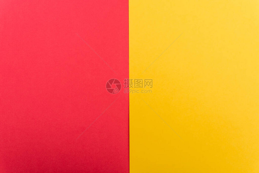 彩色抽象黄色红色纸背图片