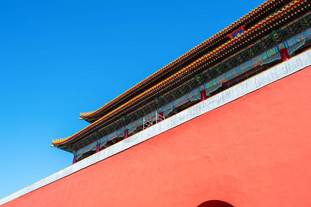 北京紫禁城的景色图片