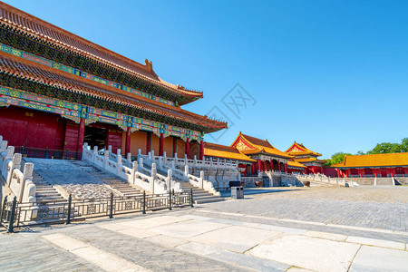 北京紫禁城的景色图片