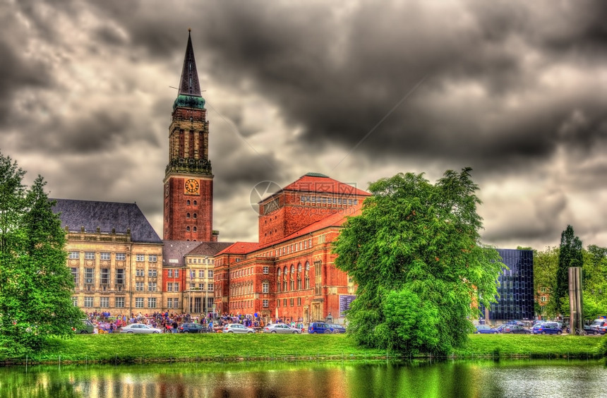 Kiel市政厅视图片