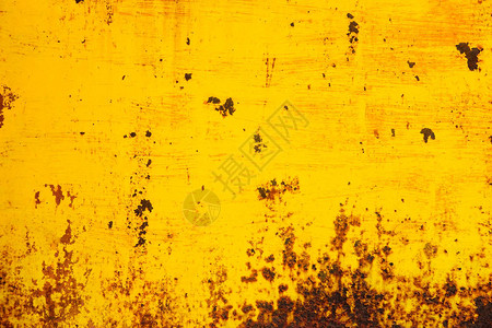 抽象黄色金属锈纹理背景图片