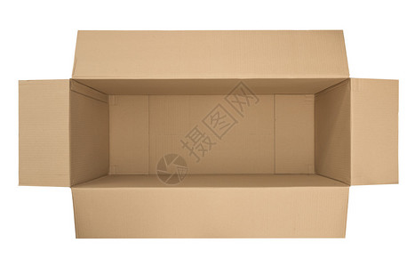 关闭包装或隐藏在纸板包装盒内高清图片