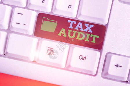 文字书写文本税务审计展示审查或核实企业或个人纳税申报图片