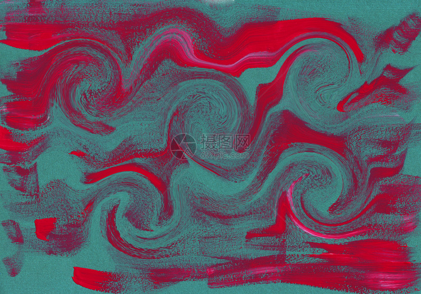 多色丙烯酸漆纹理抽象绘图图片