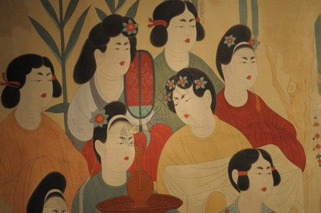 古代DunhuangGrot背景图片