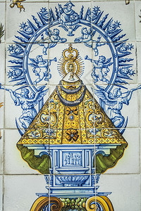 圣女德尔玛瓷砖圣女德尔普拉多背景
