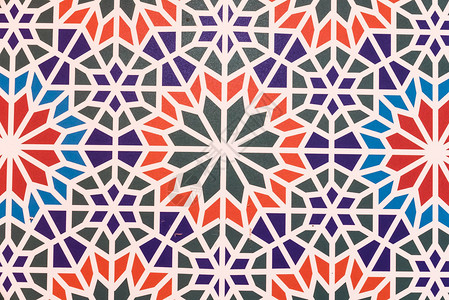 摩洛哥瓷砖背景纹理图片